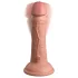 King Cock Elite 6 - vibrator s priseskom (15 cm) - naraven