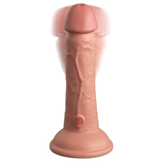 King Cock Elite 6 - pripenjalni, realistični dildo (15 cm) - naravni