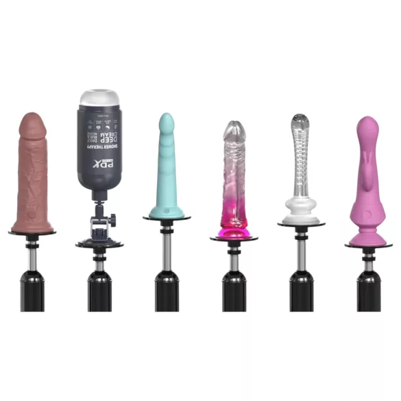 Fetish Body Dock Pro - seks stroj - črna