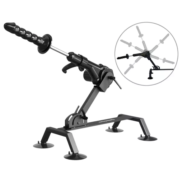 Fetish Body Dock Pro - seks stroj - črna