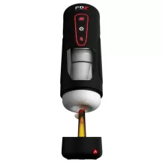 PDX Elite - moški masturbator s segrevanjem - črna