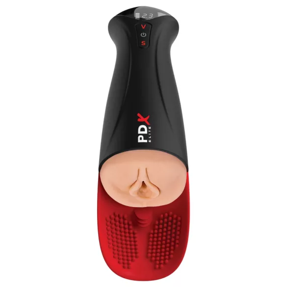PDX Elite Fuck-O-Matic Pro XL avtomatski masturbator z vakuumom - črn