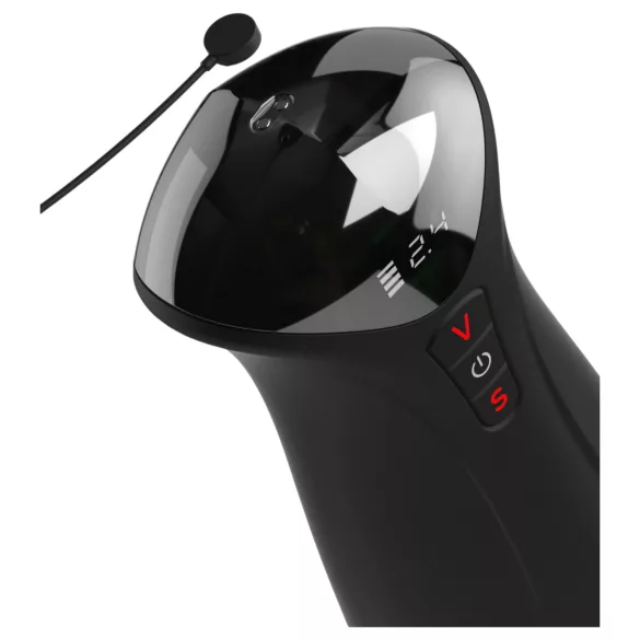 PDX Elite Fuck-O-Matic Pro XL avtomatski masturbator z vakuumom - črn