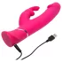 Happyrabbit - vibrator zajček z dvojnim gostoto - vodoodporen, roza