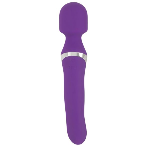 Javida Wand & Pearl - 2v1 masažni vibrator (vijoličen)