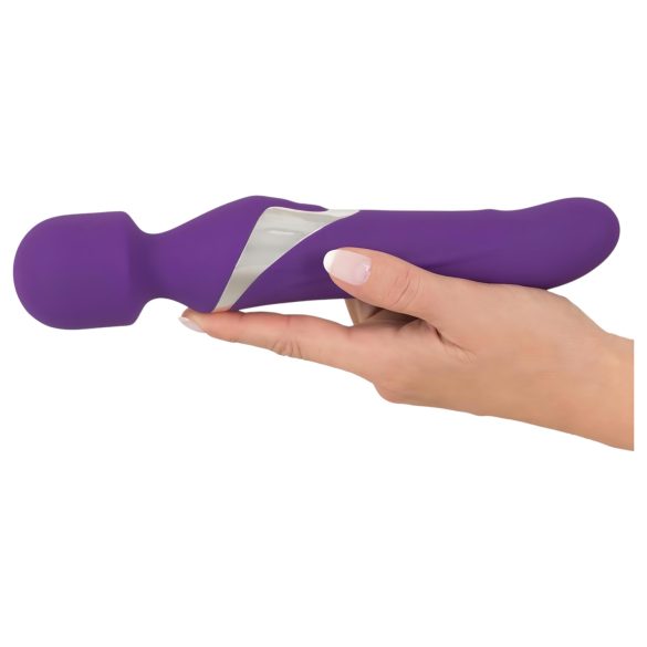 Javida Wand & Pearl - 2v1 masažni vibrator (vijoličen)