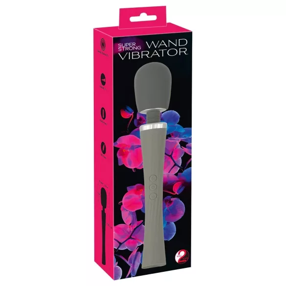 You2Toys - Super Strong Wand - masažni vibrator (siv)
