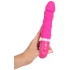 SMILE Soft - vibrator z gretjem - polnilni - roza