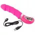 SMILE Soft - vibrator z gretjem - polnilni - roza