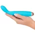 Cuties Mini - vibrator za G-točko - vodoodporen, polnjenje USB - turkizna