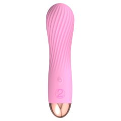   Cuties Mini - Spiralni vibrator z možnostjo polnjenja, vodoodporen (roza)