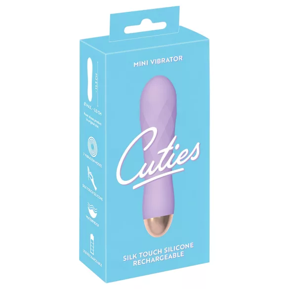 Cuties Mini - vibrator za točko G - akumulatorski, vodoodporen - vijoličen