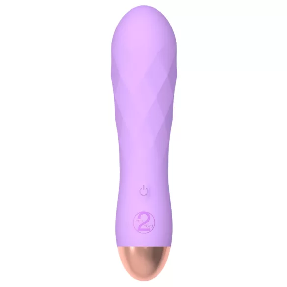 Cuties Mini - vibrator za točko G - akumulatorski, vodoodporen - vijoličen