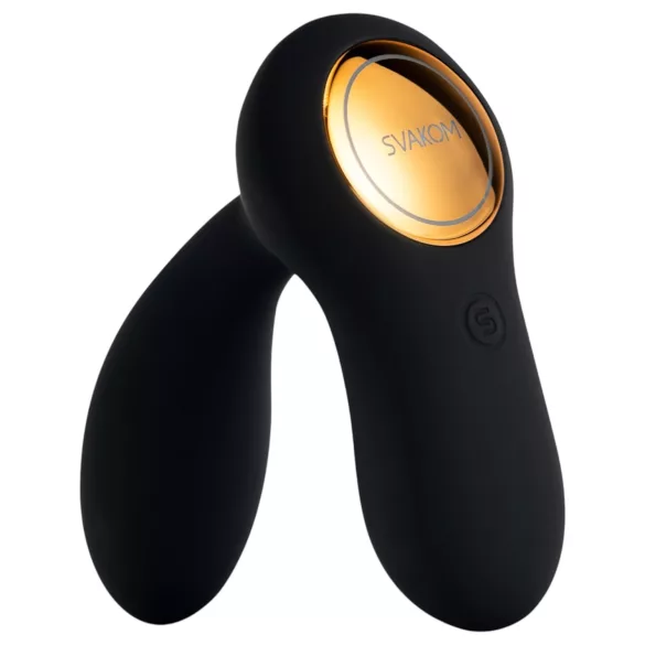 Svakom - analni vibrator z VR, polnilni - črn