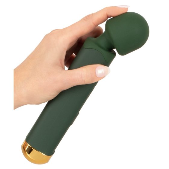 Emerald Love Wand - vodoodporen masažni vibrator za polnjenje (zelen)