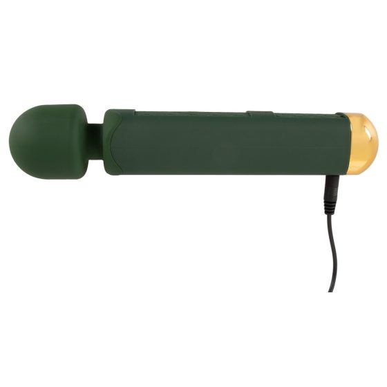 Emerald Love Wand - vodoodporen masažni vibrator za polnjenje (zelen)