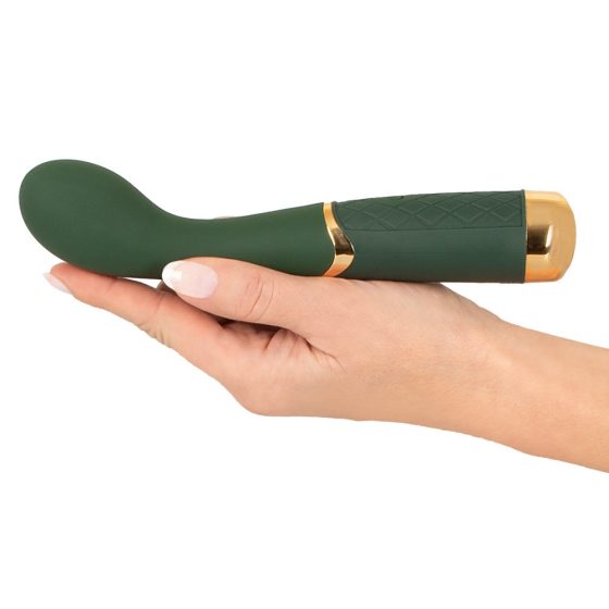 Emerald Love - Vodoodporni vibrator za točko G, ki ga je mogoče ponovno napolniti (zelen)