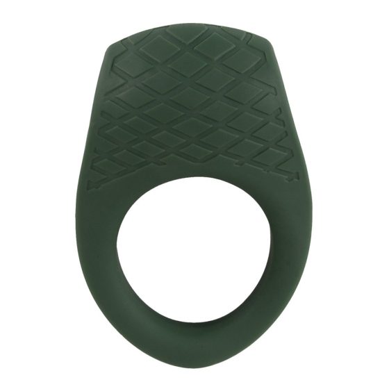 Emerald Love - vodoodporen vibracijski obroček za penis, ki ga je mogoče ponovno napolniti (zelen)