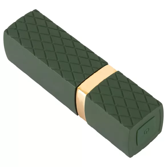 Emerald Love - akumulatorski, vodoodporni vibrator v obliki šminke (rdeč)