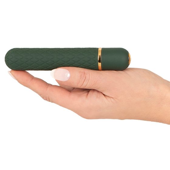 Emerald Love - vodoodporni vibrator za polnjenje (zelen)
