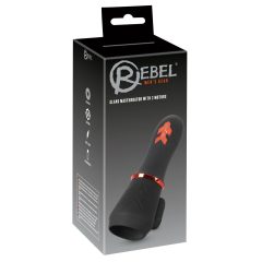   Rebel - dvomotorni makro vibrator z možnostjo polnjenja (črn)