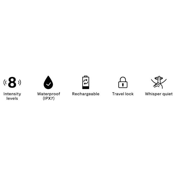 We-Vibe Tango X - baterijski vibracijski stimulator - vodotesen - koralni