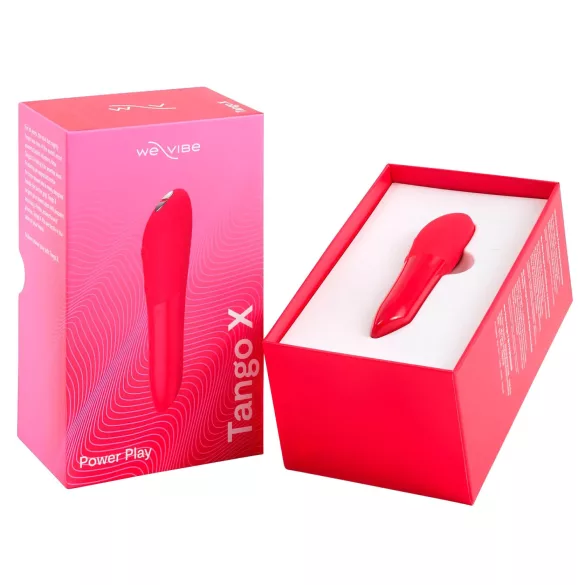 We-Vibe Tango X - baterijski vibracijski stimulator - vodotesen - koralni