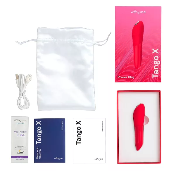 We-Vibe Tango X - baterijski vibracijski stimulator - vodotesen - koralni