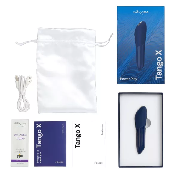 We-Vibe Tango X - vodoodporen vibrator za točko G - modra