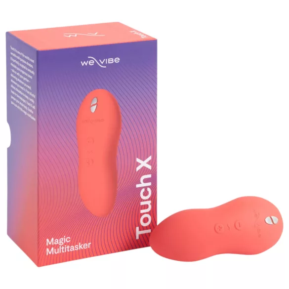 We-Vibe Touch X - polnilni vibrator za klitoris - vodoodporen - koralna