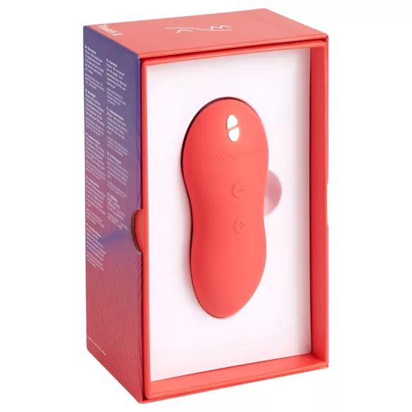 We-Vibe Touch X - polnilni vibrator za klitoris - vodoodporen - koralna