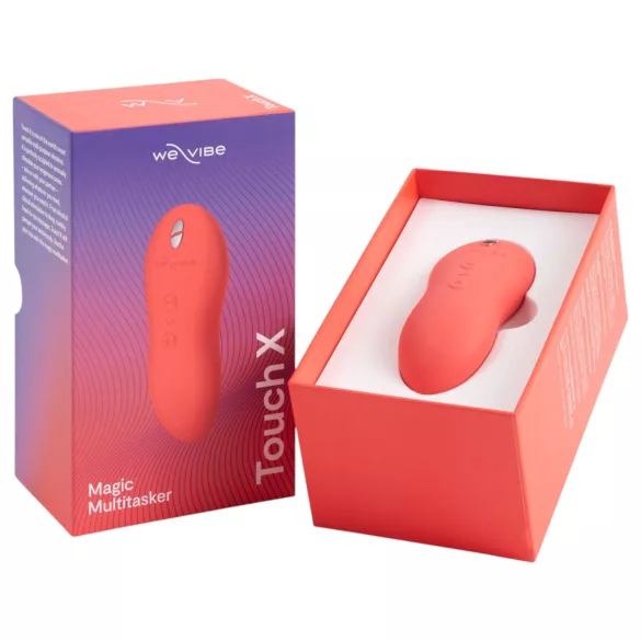 We-Vibe Touch X - polnilni vibrator za klitoris - vodoodporen - koralna