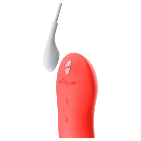 We-Vibe Touch X - polnilni vibrator za klitoris - vodoodporen - koralna