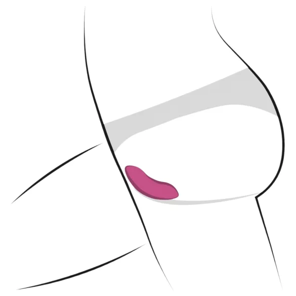 Svakom Edeny - vibracijske hlačke - daljinsko upravljanje - vijolična