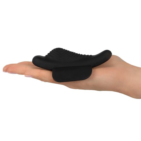 GoGasm Panty - radijski klitorisni vibrator za polnjenje (črn)