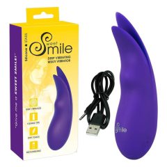   SMILE Multi - izjemno močan klitorisni vibrator za ponovno polnjenje (vijolična)
