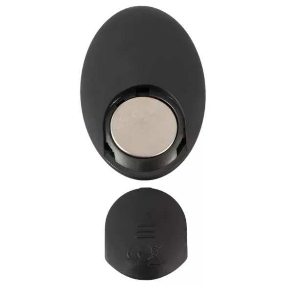 Rebel - vibrirajoči masažer prostate z daljinskim upravljalnikom - črn