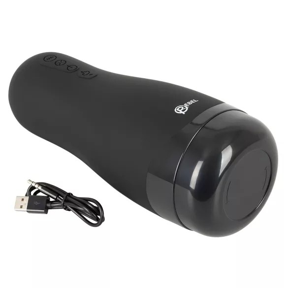 Rebel - masturbator z umetno vagino - 3 funkcije, akumulatorski, grelni