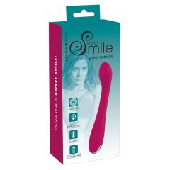   SMILE G-točka - polnilni, zložljivi vibrator za G-točko (vijolična)