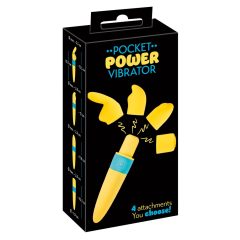   You2Toys - Pocket Power - komplet vibratorjev za polnjenje - rumena (5 kosov)