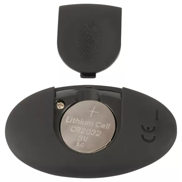 Rebel RC - polnilni analni vibrator na daljinsko upravljanje - napihljiv, črn