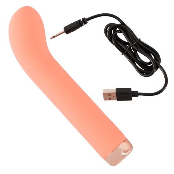 You2Toys - peachy! mini vibrator za G-točko z možnostjo ponovnega polnjenja (breskev)