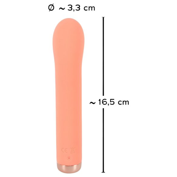 You2Toys peachy! mini G-spot polnilni G-točka vibrator (breskev)