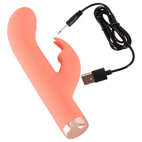 You2Toys - mini zajčji vibrator - akumulatorski - breskev