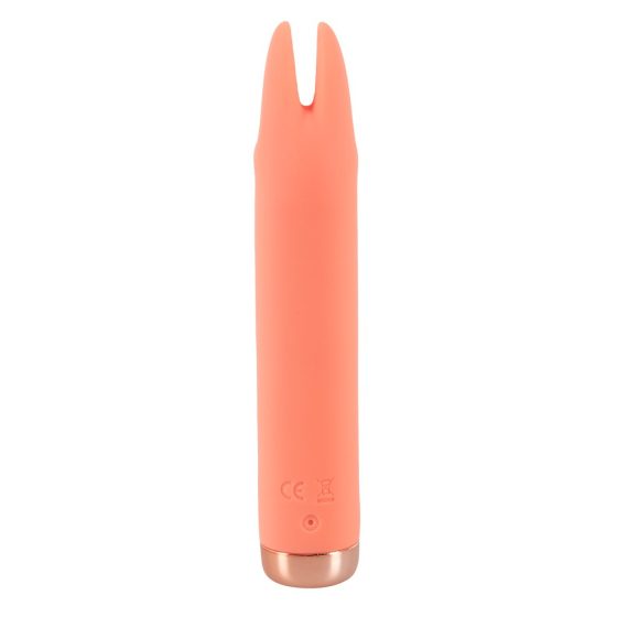 You2Toys - peachy! mini zajček - baterijski klitorisni vibrator z zajčkom (breskev)