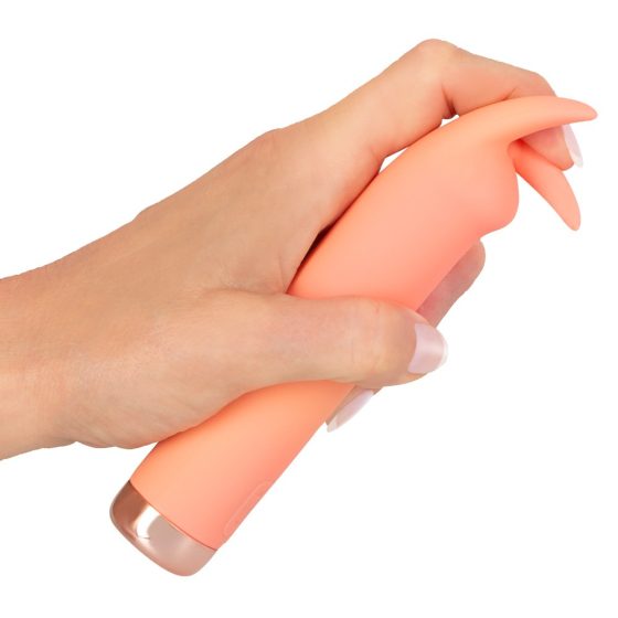 You2Toys - peachy! mini zajček - baterijski klitorisni vibrator z zajčkom (breskev)