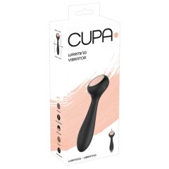   You2Toys CUPA - akumulatorski vibrator 2v1 z grelnikom (črn)