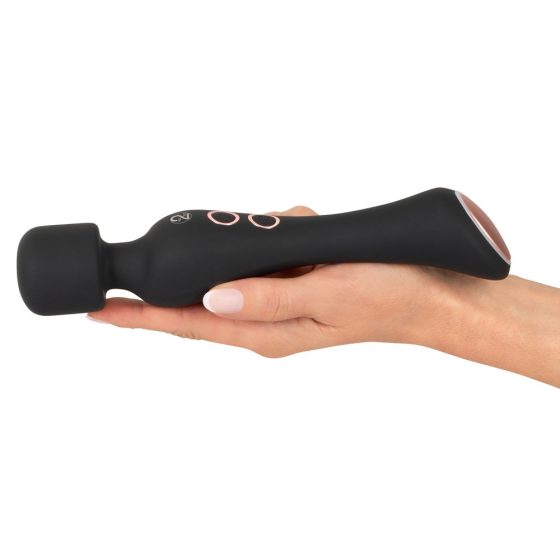 You2Toys CUPA Wand - polnilni masažni vibrator 2v1 (črn)