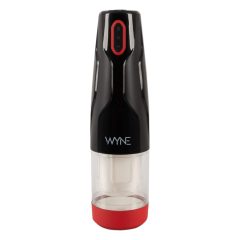   WYNE 05 - Vrtljivi masturbator z možnostjo polnjenja (črno-beli)
