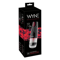   WYNE 05 - Vrtljivi masturbator z možnostjo polnjenja (črno-beli)